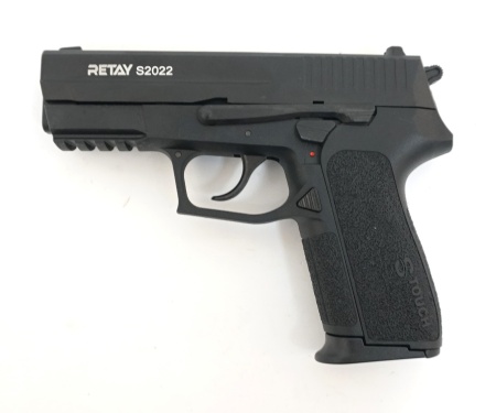 Охолощенное оружие пистолет Retay Sig Sauer S2022 к.9mm P.A.K (черный)